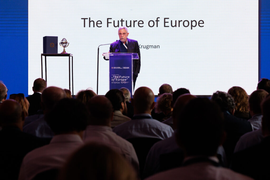 prof. Paul Krugman, laureat Nagrody Nobla w dziedzinie ekonomii. Wykład "The Future of Europe"